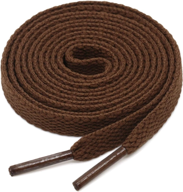 GRAH SANGRAH® (2 Pair) Shoelaces for Hiking Shoes, Outdoor Walking Sneakers, Outdoor Hiking, Climbing, Basketball, Work Boot, Running , Sport Shoes  - 120 CM, Brown
